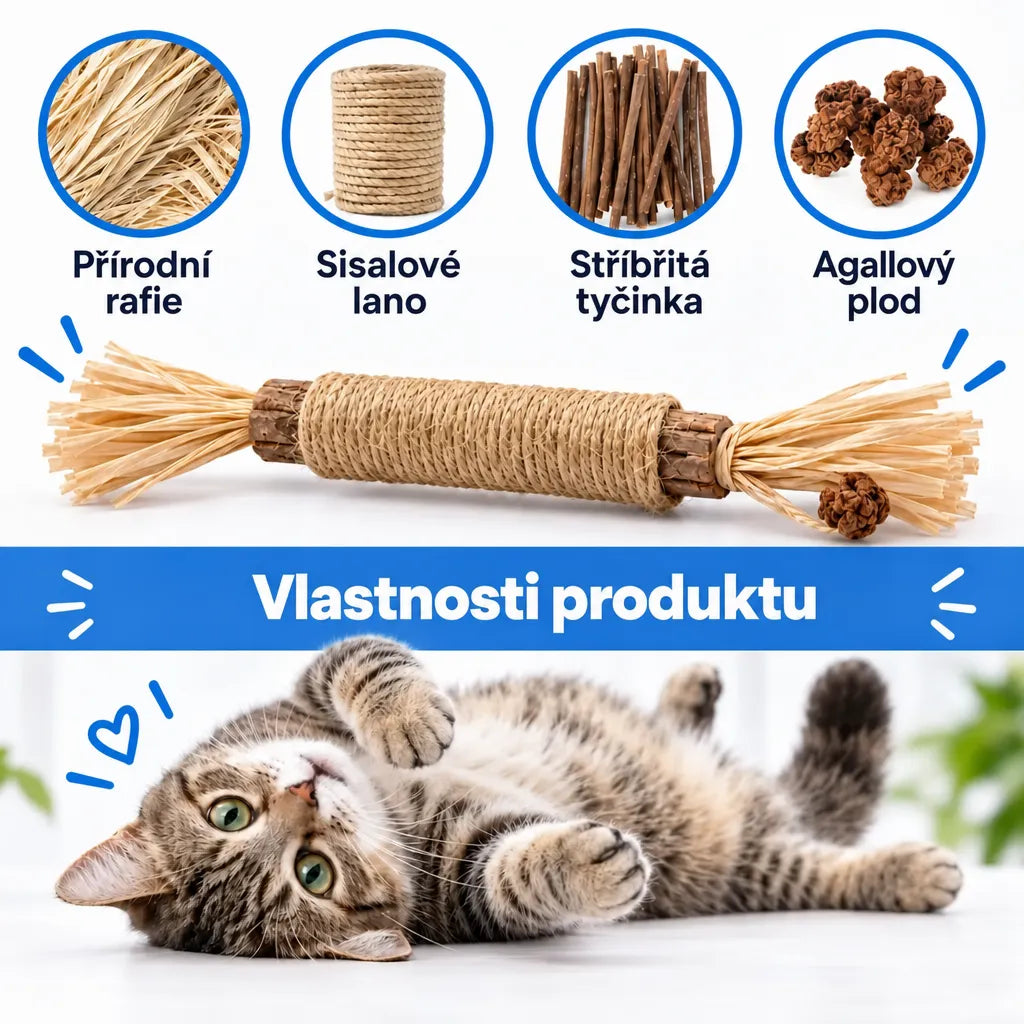 Vidatabi – Přírodní dentální tyčinky pro kočky