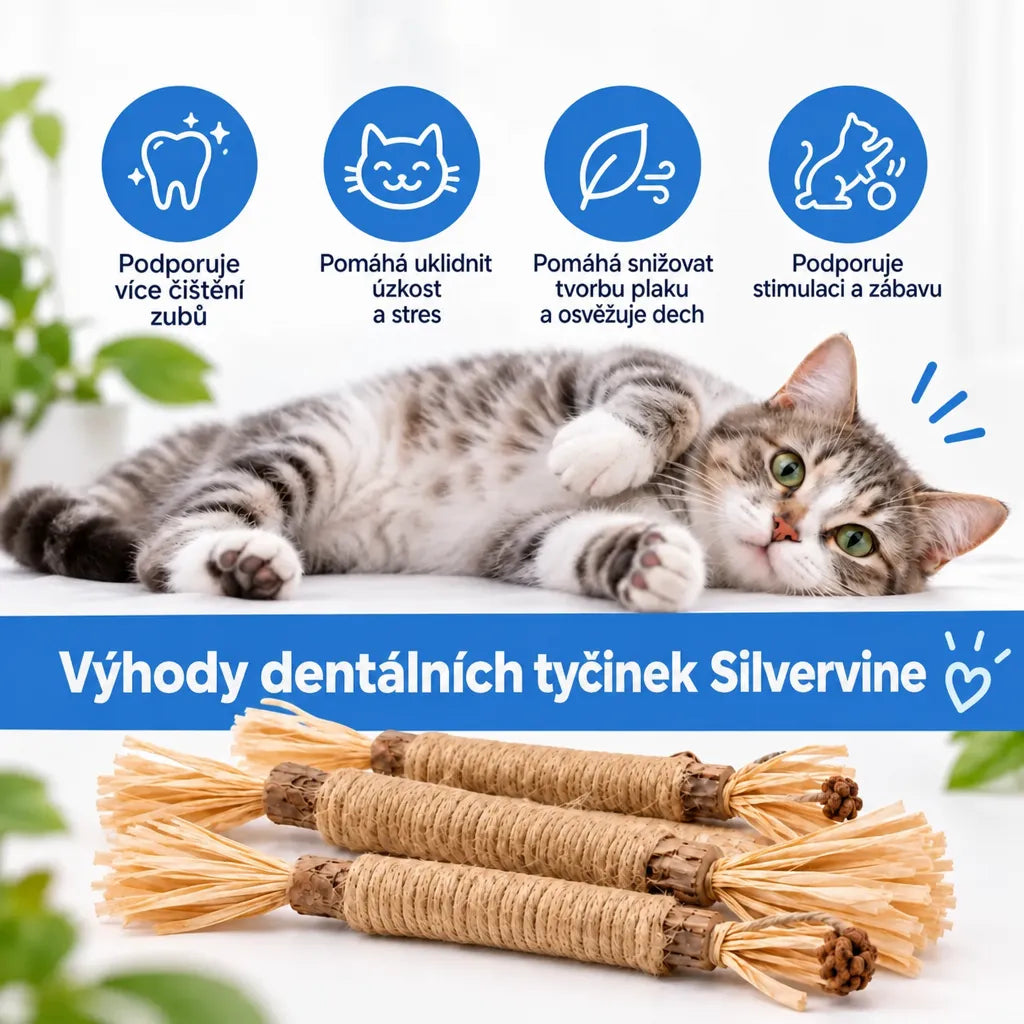Vidatabi – Přírodní dentální tyčinky pro kočky